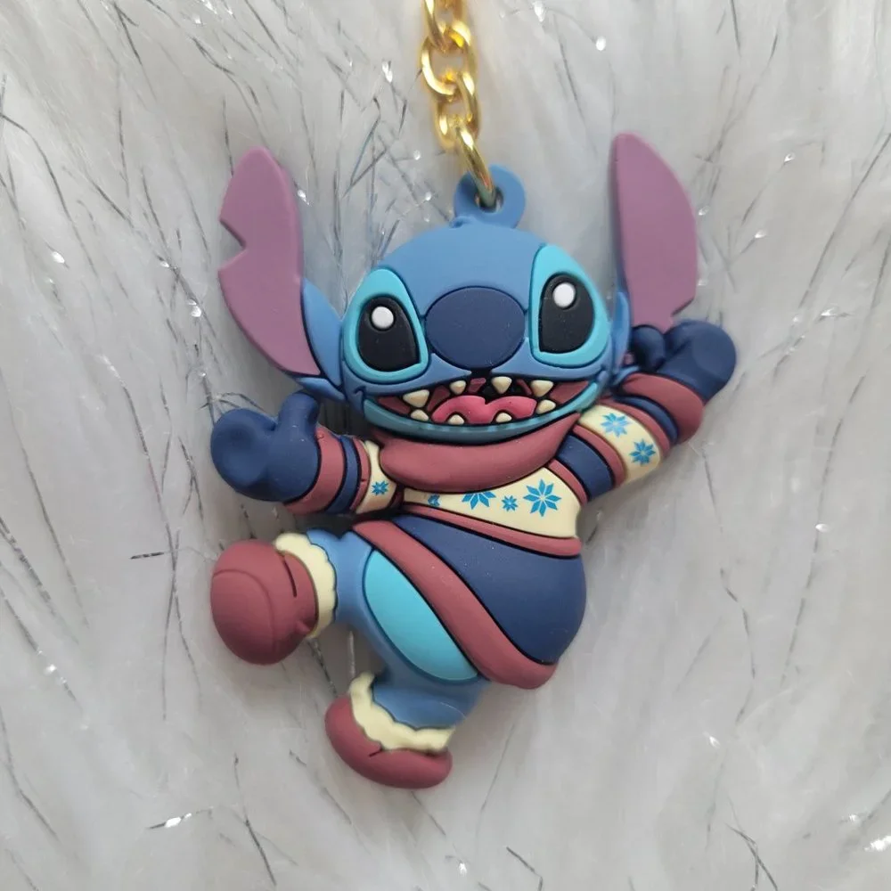 Loungefly Winter Stitch Keychain
